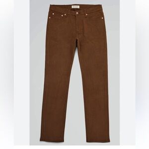 NWOT Spier & Mackay mens rust brown pants 30x31 brushed twill